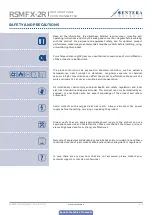 Preview for 3 page of Sentera Controls RSMF-2R Series Mounting And Operating Instructions