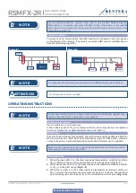 Preview for 8 page of Sentera Controls RSMF-2R Series Mounting And Operating Instructions