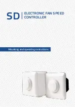 Sentera Controls SD Mounting And Operating Instructions preview