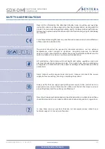 Preview for 3 page of Sentera Controls SDX-DM Series Mounting And Operating Instructions