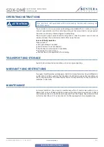 Preview for 8 page of Sentera Controls SDX-DM Series Mounting And Operating Instructions