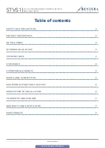 Preview for 2 page of Sentera Controls STVS1 Series Mounting And Operating Instructions