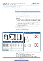 Preview for 6 page of Sentera Controls STVS1 Series Mounting And Operating Instructions