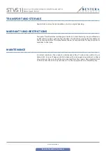 Preview for 9 page of Sentera Controls STVS1 Series Mounting And Operating Instructions