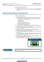 Предварительный просмотр 10 страницы Sentera EVS Series Mounting And Operating Instructions