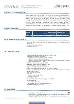 Preview for 4 page of Sentera FCVC8-R Mounting And Operating Instructions