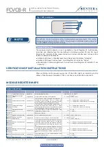 Preview for 9 page of Sentera FCVC8-R Mounting And Operating Instructions