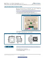 Предварительный просмотр 5 страницы Sentera MTV-1/010-NA Mounting And Operating Instructions