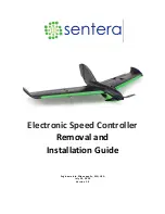 Sentera PHX ESC Installation Manual preview