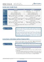 Предварительный просмотр 6 страницы Sentera RSCOF-G Mounting And Operating Instructions