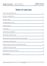 Предварительный просмотр 2 страницы Sentera RSCOH-R Mounting And Operating Instructions