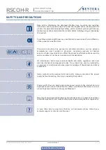 Предварительный просмотр 3 страницы Sentera RSCOH-R Mounting And Operating Instructions