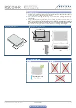 Предварительный просмотр 7 страницы Sentera RSCOH-R Mounting And Operating Instructions