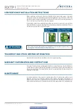 Предварительный просмотр 9 страницы Sentera RXTP Series Mounting And Operating Instructions