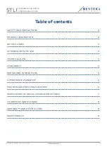 Предварительный просмотр 2 страницы Sentera STL Series Mounting And Operating Instructions