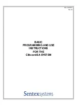 Preview for 1 page of SentexSystems Clikcard-SA Programming And Use Instructions