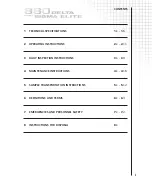 Preview for 3 page of Sentinel 880 Delta 150Ci Operating And Maintenance Manual