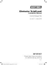 Sentinel Eliminator TotalGuard Installation Manual preview