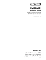 Sentinel KalGuard Installation Manual preview