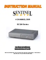 Sentinel SC324 Series Instruction Manual preview