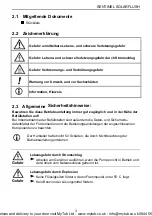 Preview for 4 page of Sentinel SOLARFLUSH Operating Instructions Manual