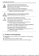 Preview for 5 page of Sentinel SOLARFLUSH Operating Instructions Manual