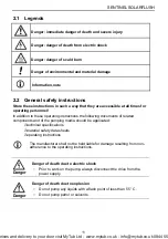 Preview for 12 page of Sentinel SOLARFLUSH Operating Instructions Manual