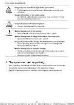 Preview for 13 page of Sentinel SOLARFLUSH Operating Instructions Manual