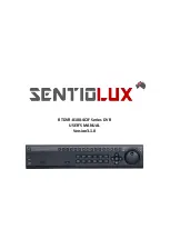 Preview for 1 page of SentioLux RTDVD-8100-4CIF Series User Manual