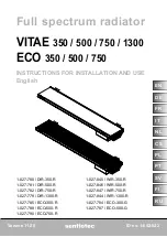 Предварительный просмотр 1 страницы Sentiotec 1-027-779 Instructions For Installation And Use Manual