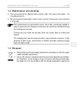 Preview for 5 page of Sentiotec 1-030-276 Instructions For Installation And Use Manual