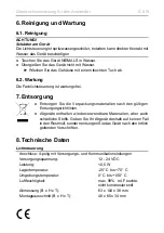 Preview for 16 page of Sentiotec 1-052-786 Instructions For Installation And Use Manual