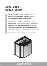 Sentiotec 360C Instructions For Installation And Use Manual предпросмотр