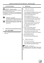 Предварительный просмотр 9 страницы Sentiotec A2-15 Assembling Instructions Operating Instructions