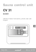 Preview for 35 page of Sentiotec CV 31 Instructions For Installation And Use Manual