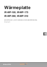 Sentiotec IR-WP-100 Instructions For Assembly And Use preview