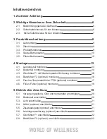 Preview for 2 page of Sentiotec just sauna combi series Instructions For Installation And Use Manual