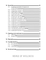 Preview for 50 page of Sentiotec just sauna combi series Instructions For Installation And Use Manual