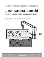 Предварительный просмотр 139 страницы Sentiotec just sauna combi series Instructions For Installation And Use Manual