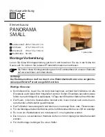 Preview for 2 page of Sentiotec Panorama Small Assembly Instructions Manual