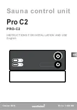 Sentiotec Pro-C2 Instructions For Installation And Use Manual preview