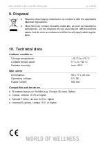 Preview for 20 page of Sentiotec PRONET WEB SERVER Instructions For Installation And Use Manual