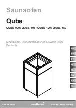 Sentiotec Qube Series Instructions For Installation And Use Manual предпросмотр