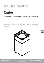 Предварительный просмотр 27 страницы Sentiotec Qube Series Instructions For Installation And Use Manual