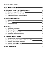 Preview for 2 page of Sentiotec Wave.com4 infra Instructions For Installation And Use Manual