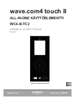 Preview for 155 page of Sentiotec wave.com4 touch Instructions For Installation And Use Manual