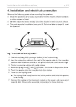 Preview for 14 page of Sentiotec WC4-BT-SPK Instructions For Installation And Use Manual