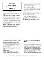 Preview for 1 page of Sentrol 2810T Series Installation Instructions