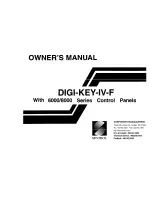 Sentrol DIGI-KEY-IV-F Owner'S Manual preview