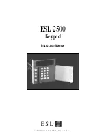 Sentrol ESL 2500 Instruction Manual preview